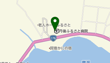 丹後ふるさと病院の地図画像