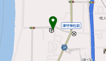 津守病院の地図画像