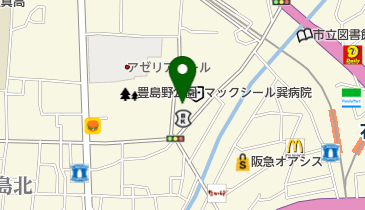 巽病院の地図画像