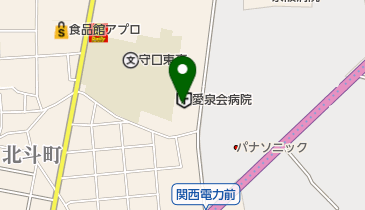 愛泉会病院の地図画像