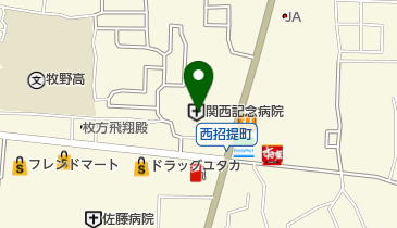 関西記念病院の地図画像