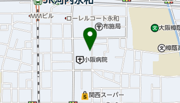 小阪病院の地図画像