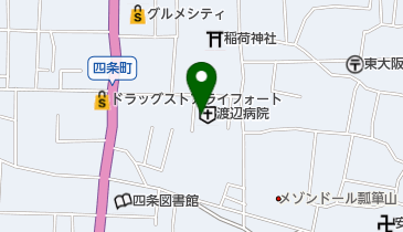 渡辺病院の地図画像