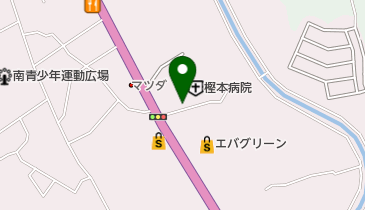 樫本病院の地図画像