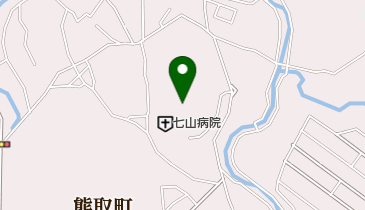 七山病院の地図画像