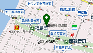 福島生協病院の地図画像