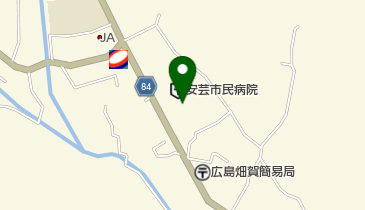 広島市医師会運営・安芸市民病院の地図画像
