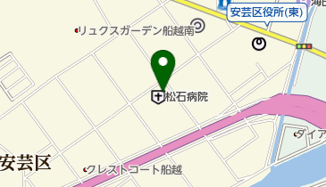 松石病院の地図画像
