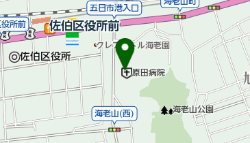 原田病院の地図画像