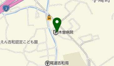 木曽病院の地図画像