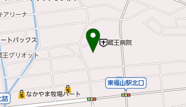 蔵王病院の地図画像