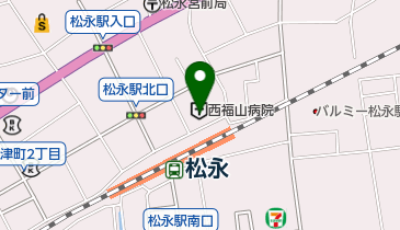 西福山病院の地図画像