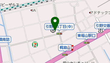 福山回生病院の地図画像