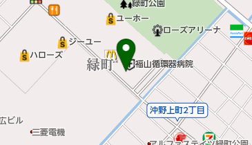 福山循環器病院の地図画像