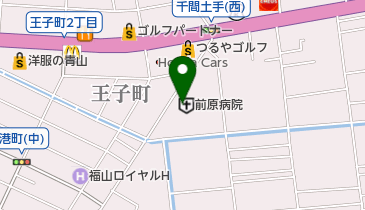 前原病院の地図画像