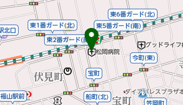 松岡病院の地図画像