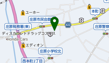 総合病院 庄原赤十字病院の地図画像