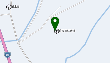 庄原同仁病院の地図画像