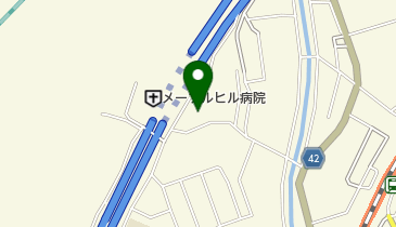 メープルヒル病院の地図画像