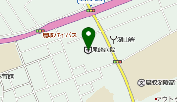 尾崎病院の地図画像