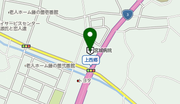 宮城病院の地図画像