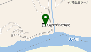 天竜すずかけ病院の地図画像