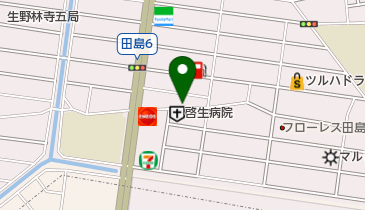 啓生病院の地図画像