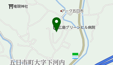 広島グリーンヒル病院の地図画像