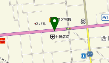 十勝脳神経外科病院の地図画像