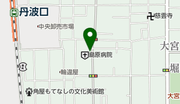 壬生大路病院の地図画像