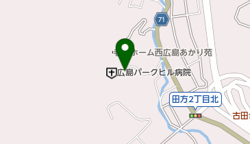 広島パークヒル病院の地図画像
