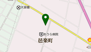 おうら病院の地図画像