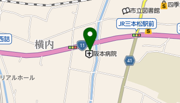 阪本病院の地図画像