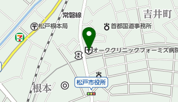 オーククリニックフォーミズ病院の地図画像