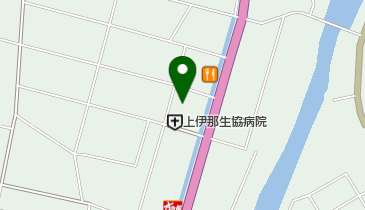 上伊那生協病院の地図画像