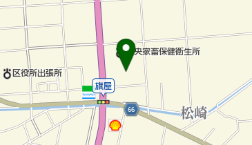 西蒲中央病院の地図画像