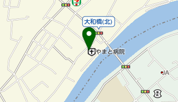やまと病院の地図画像