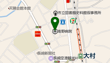 南野病院の地図画像
