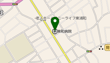 東和病院の地図画像