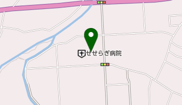 せせらぎ病院の地図画像