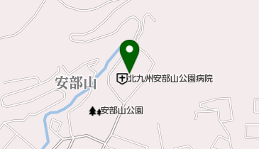 北九州安部山公園病院の地図画像