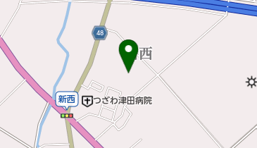 つざわ津田病院の地図画像