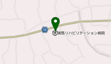 美馬リハビリテーション病院の地図画像
