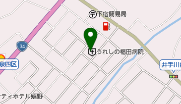 福田病院の地図画像