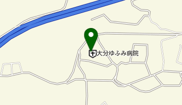 大分ゆふみ病院の地図画像
