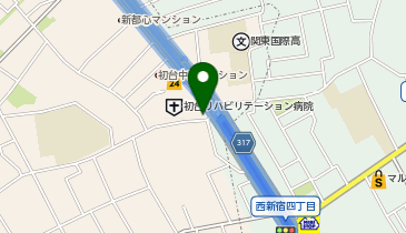 初台リハビリテーション病院の地図画像