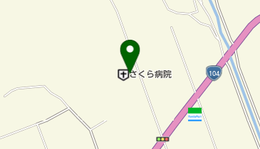 さくら病院の地図画像