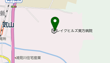 レイクヒルズ美方病院の地図画像