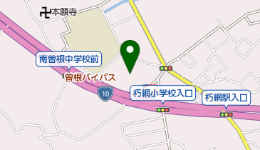 上曽根病院の地図画像