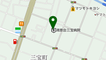 清恵会三宝病院の地図画像